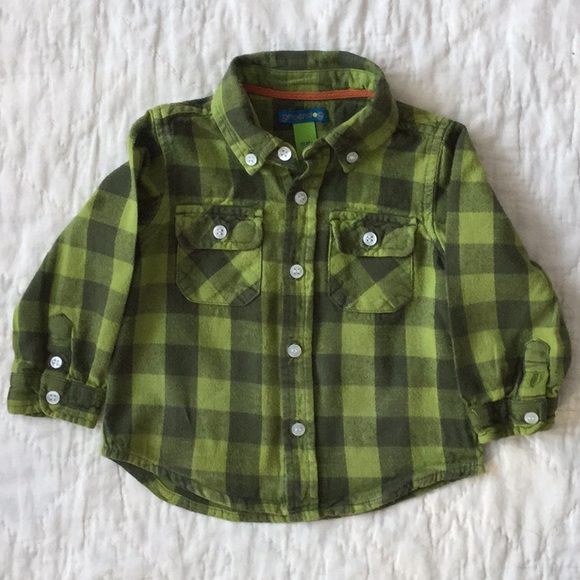 12 month buffalo plaid shirt